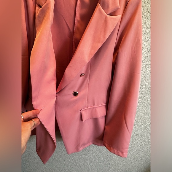 Double Breasted Flap Detail Blazer| Size 8/10 L - Picture 3 of 6